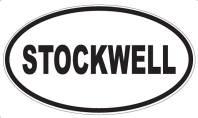 STOCKWELL - Oval Sticker