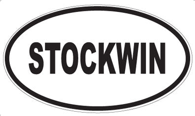 STOCKWIN - Oval Sticker