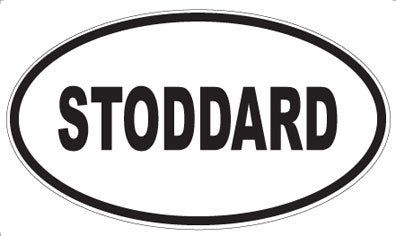 STODDARD - Oval Magnet