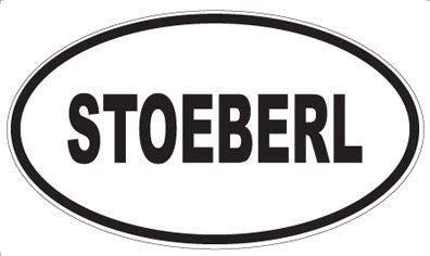STOEBERL - Oval Sticker