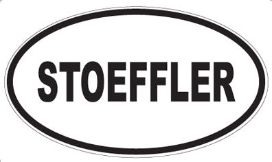 STOEFFLER - Oval Sticker