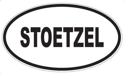 STOETZEL - Oval Magnet