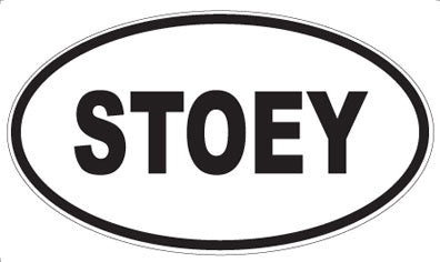 STOEY - Oval Sticker