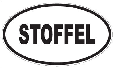 STOFFEL - Oval Sticker