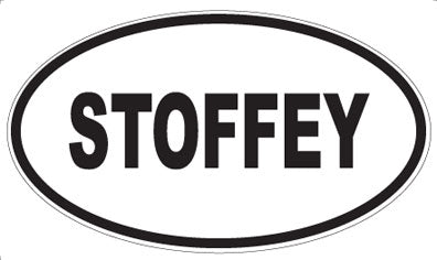 STOFFEY - Oval Sticker