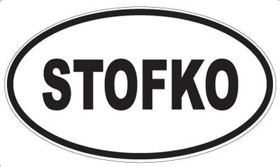STOFKO - Oval Sticker