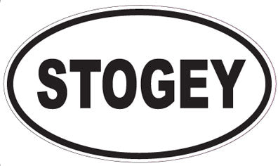 STOGEY - Oval Sticker
