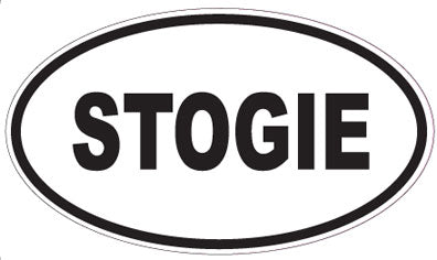STOGIE - Oval Sticker
