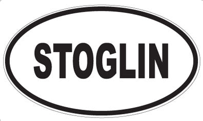 STOGLIN - Oval Sticker