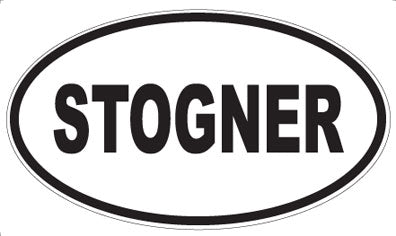 STOGNER - Oval Sticker