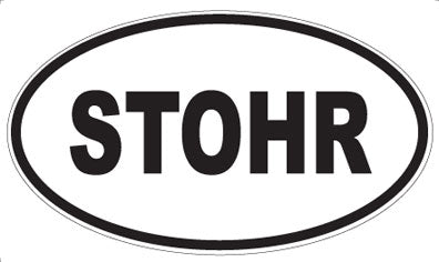 STOHR - Oval Sticker