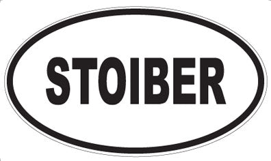 STOIBER - Oval Sticker