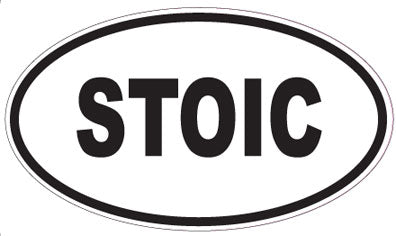 STOIC - Oval Magnet