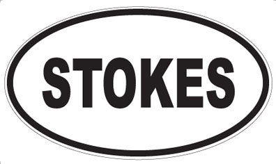 STOKES - Oval Magnet