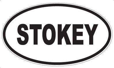 STOKEY - Oval Sticker