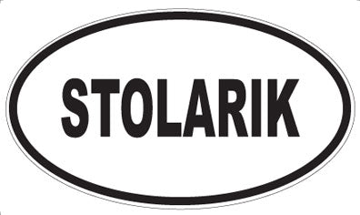 STOLARIK - Oval Magnet