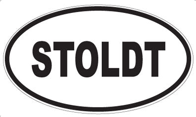 STOLDT - Oval Sticker