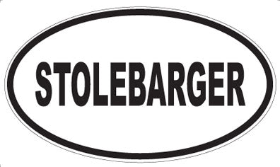 STOLEBARGER - Oval Magnet