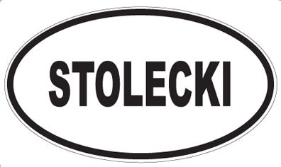 STOLECKI - Oval Magnet
