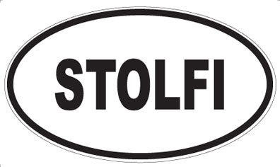 STOLFI - Oval Sticker