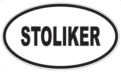 STOLIKER - Oval Sticker