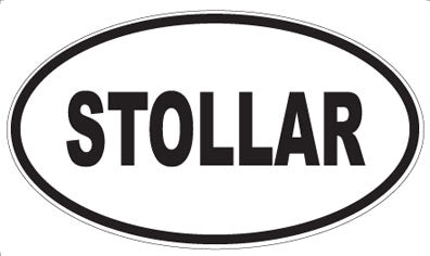 STOLLAR - Oval Sticker