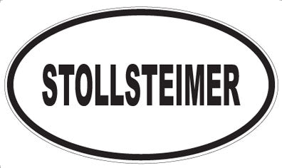 STOLLSTEIMER - Oval Sticker