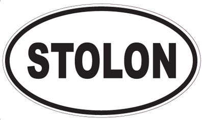STOLON - Oval Sticker