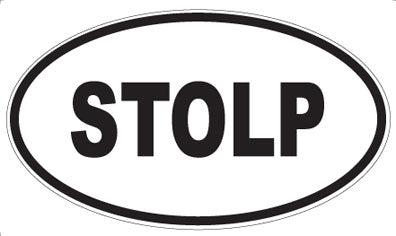 STOLP - Oval Magnet