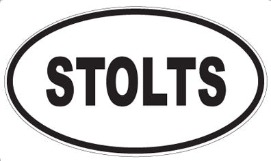STOLTS - Oval Sticker
