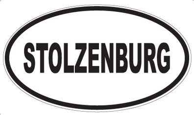 STOLZENBURG - Oval Sticker