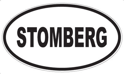 STOMBERG - Oval Sticker
