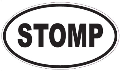 STOMP - Oval Magnet
