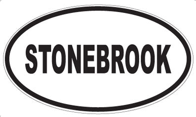 STONEBROOK - Oval Sticker