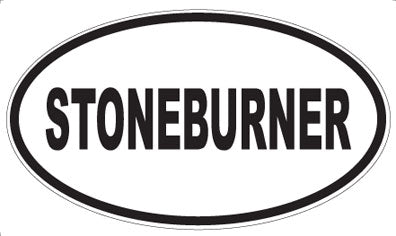 STONEBURNER - Oval Sticker
