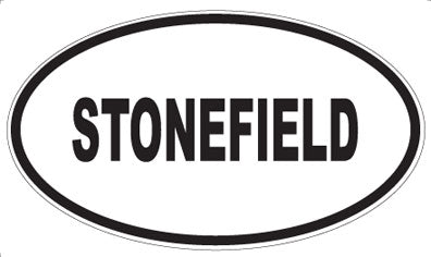STONEFIELD - Oval Magnet