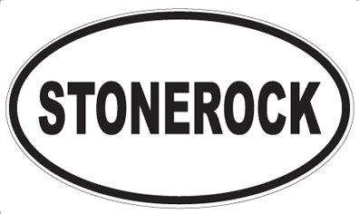 STONEROCK - Oval Magnet