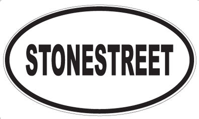 STONESTREET - Oval Magnet