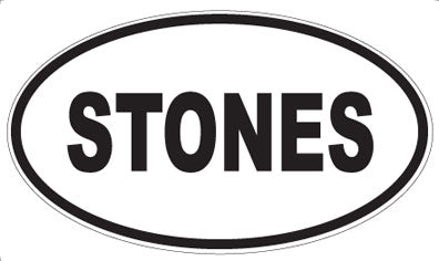 STONES - Oval Magnet