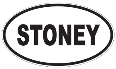 STONEY - Oval Magnet