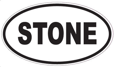 STONE - Oval Magnet