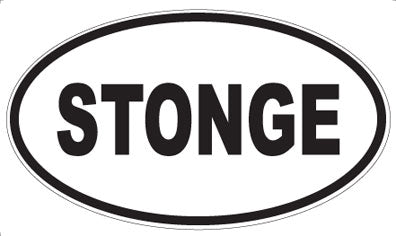 STONGE - Oval Magnet
