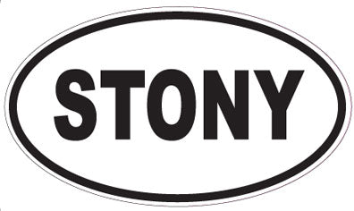 STONY - Oval Magnet