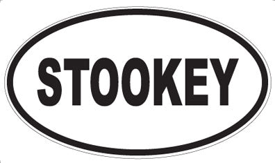 STOOKEY - Oval Sticker