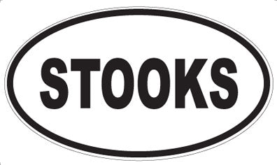 STOOKS - Oval Magnet