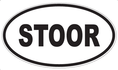 STOOR - Oval Sticker