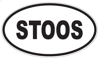 STOOS - Oval Magnet