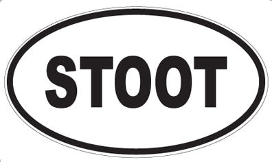 STOOT - Oval Sticker