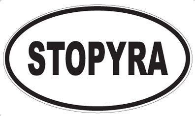 STOPYRA - Oval Magnet