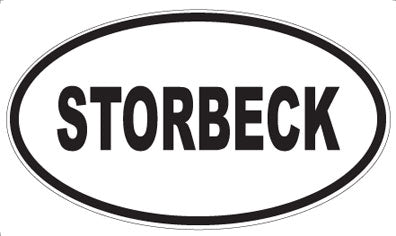 STORBECK - Oval Magnet